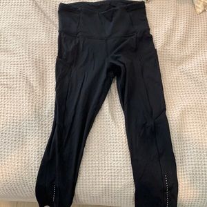 Cropped Leggings with Pockets